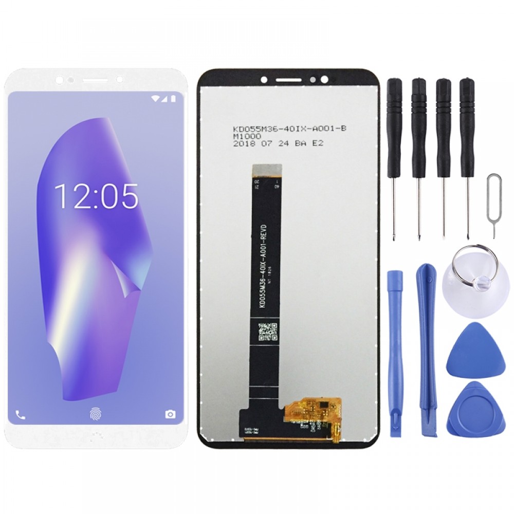 LCD Screen and Digitizer Full Assembly for BQ Aquaris C(White)  BQ Aquaris C